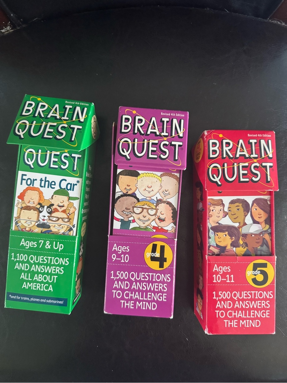 LUC Brainquest Kids Trivia Card 3 Pack  - 2,4,5 grades